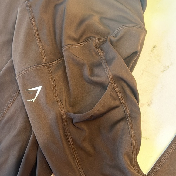 Brown Gymshark Pocket Leggings - Picture 3 of 3
